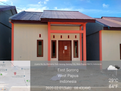 foto contoh rumah perumahan AQWA PERMAI RESIDENCE