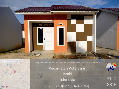 foto contoh rumah perumahan Javana V3 Reborn
