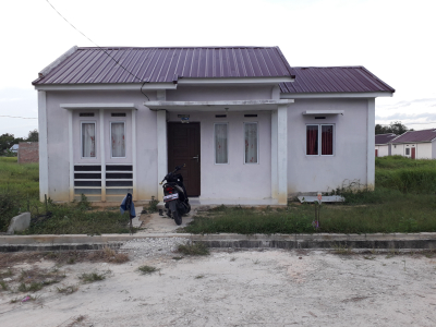 foto contoh rumah perumahan Mutiara Putri Siak