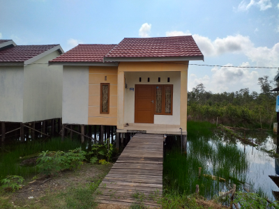 foto contoh rumah perumahan Griya Harmoni Handil Bakti