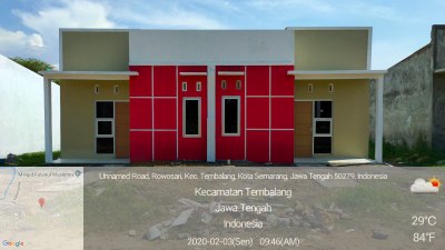 foto contoh rumah perumahan CLUSTER DIPONEGORO