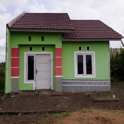 foto contoh rumah perumahan Green Garden Residences Palem Raya