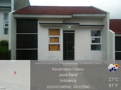 foto contoh rumah perumahan Ngamplang City View