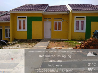 foto contoh rumah perumahan permata asri 2