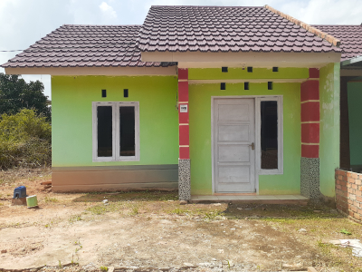 foto contoh rumah perumahan Green Ville Bayung Lencir Indah