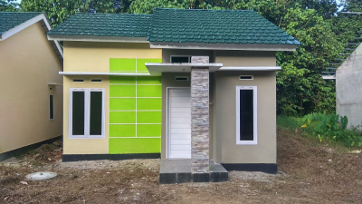 foto contoh rumah perumahan Kampung Hijau