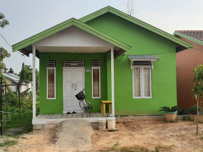 foto contoh rumah perumahan Permata Hijau IV