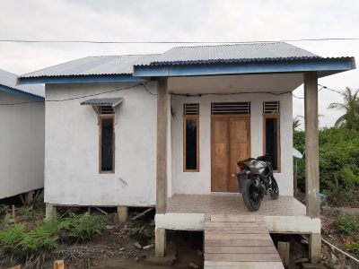 foto contoh rumah perumahan PERMATA UNGU II
