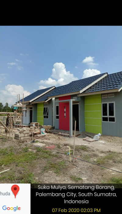 foto contoh rumah perumahan Mandiri Pratama Residence