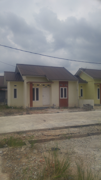 foto contoh rumah perumahan Pondok indah kualu