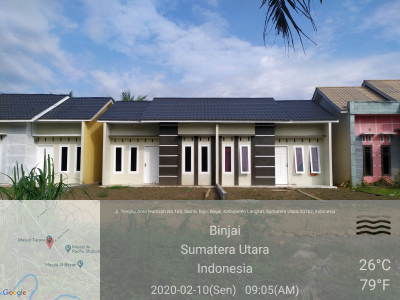 foto contoh rumah perumahan Bintang Asri