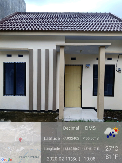 foto contoh rumah perumahan Green City