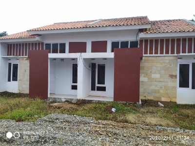 foto contoh rumah perumahan Manville regency