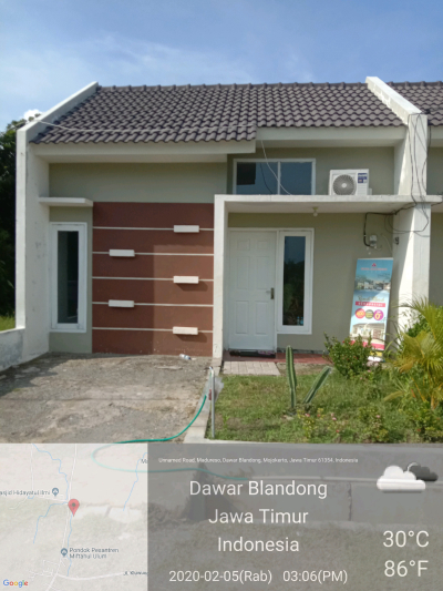 foto contoh rumah perumahan Griya Madureso Asri