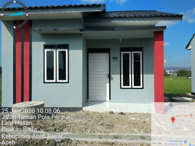foto contoh rumah perumahan perumahan Griya Surya Ajuen Lam Hasan