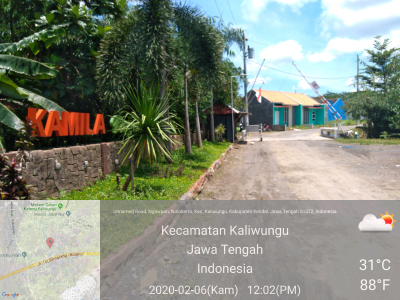 foto contoh rumah perumahan Kamila Regency