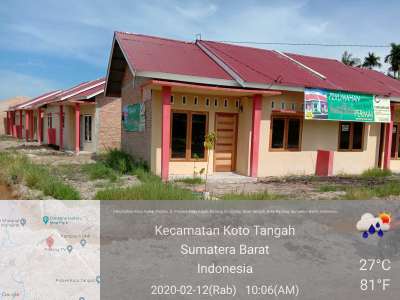 foto contoh rumah perumahan Harfiah Kayu Kalek Permai Koto Tangah