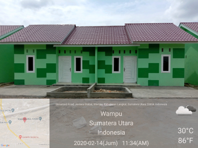 foto contoh rumah perumahan Jentera Residence