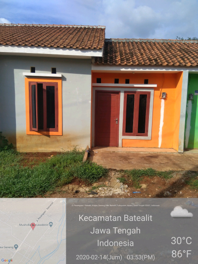 foto contoh rumah perumahan Saca Regency