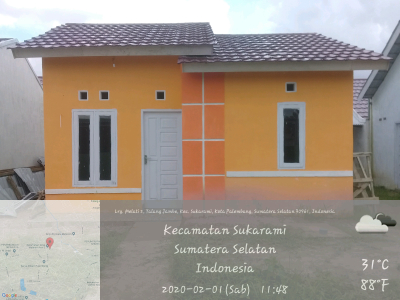 foto contoh rumah perumahan Perumahan Melati Permai