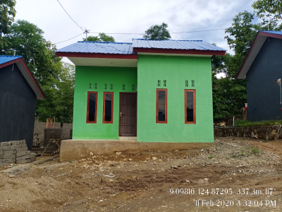 foto contoh rumah perumahan BUKIT EMAS WEKATIMUN