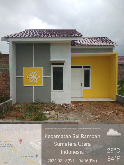 foto contoh rumah perumahan Taman Bunga Wisata