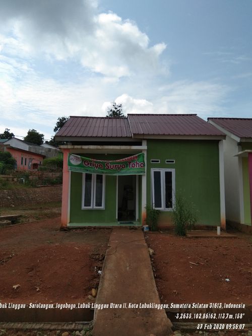 foto contoh rumah perumahan Griya surya toha