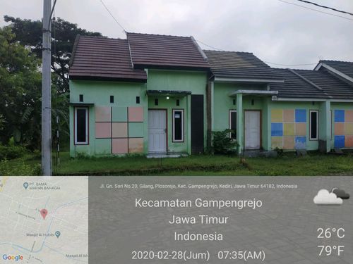 foto contoh rumah perumahan Taman Gilang Ria Indah