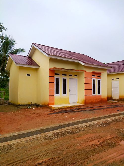 foto contoh rumah perumahan Medan baru asri
