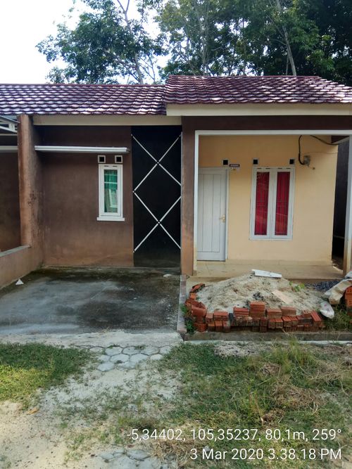 foto contoh rumah perumahan Anggrek Bulan Residence