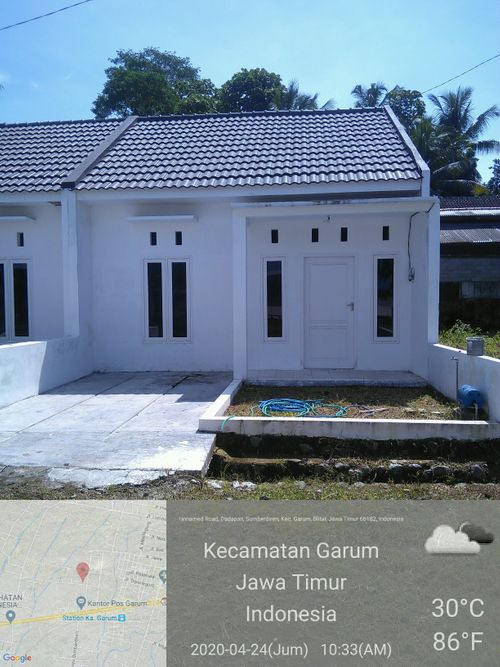 foto contoh rumah perumahan Central Residence