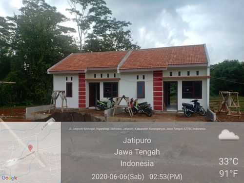 foto contoh rumah perumahan Griya Jatipuro Asri