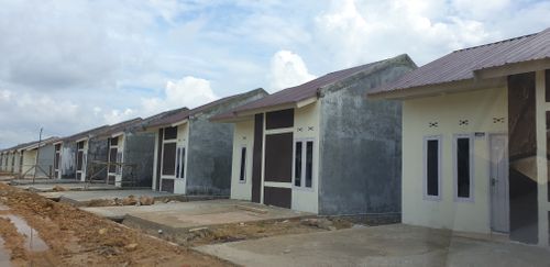 foto contoh rumah perumahan SPP Ranomeeto Regency VI