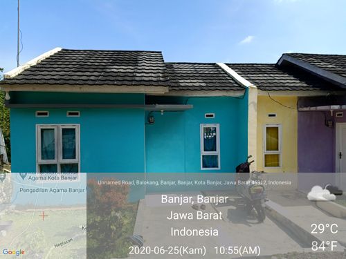 foto contoh rumah perumahan Bumi Nata Endah