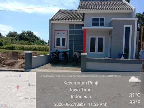 foto contoh rumah perumahan ATHANIA LAND