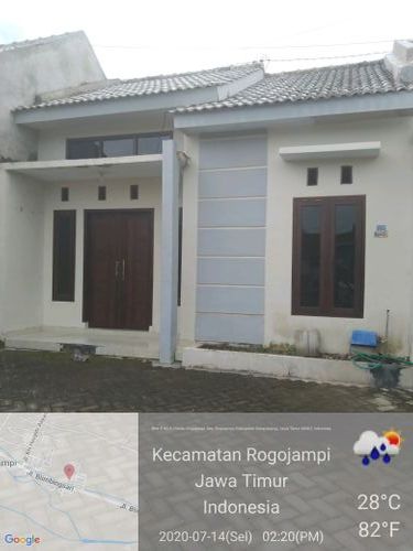 foto contoh rumah perumahan Adi Mas Rogojampi Regency