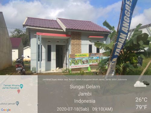 foto contoh rumah perumahan Taman Anggrek Residence 2