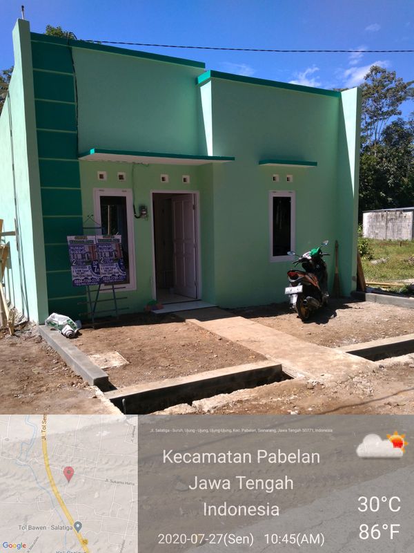 foto contoh rumah perumahan Griya Mandiri Asri