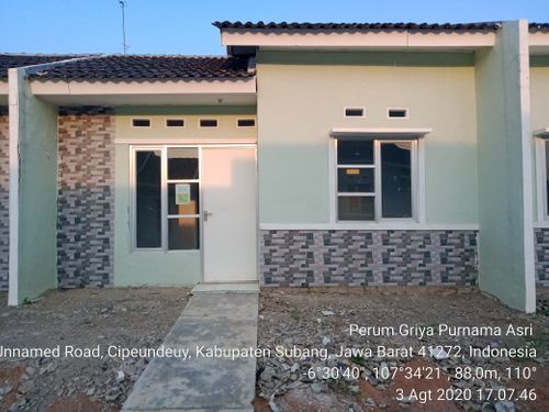 foto contoh rumah perumahan Griya Purnama Asri