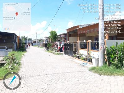 foto contoh rumah perumahan Green Cakra Hidayat Parangbanoa