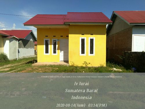 foto contoh rumah perumahan SAGO PERMAI