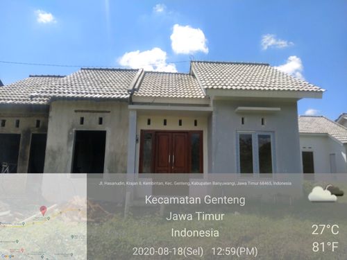 foto contoh rumah perumahan GREEN GARDEN GENTENG