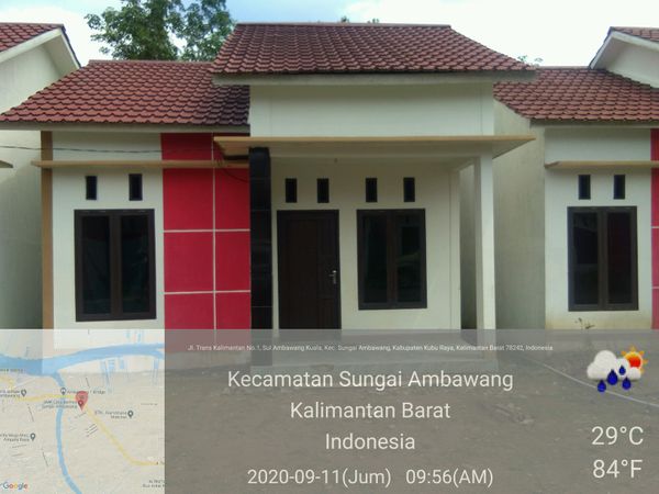 foto contoh rumah perumahan ISTANA AMBAWANG