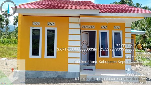 foto contoh rumah perumahan GREEN RAKU PERMAI