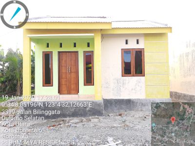 foto contoh rumah perumahan Alya Residance I