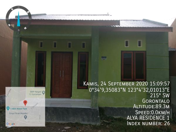 foto contoh rumah perumahan Alya Residence 1 Tahap 2
