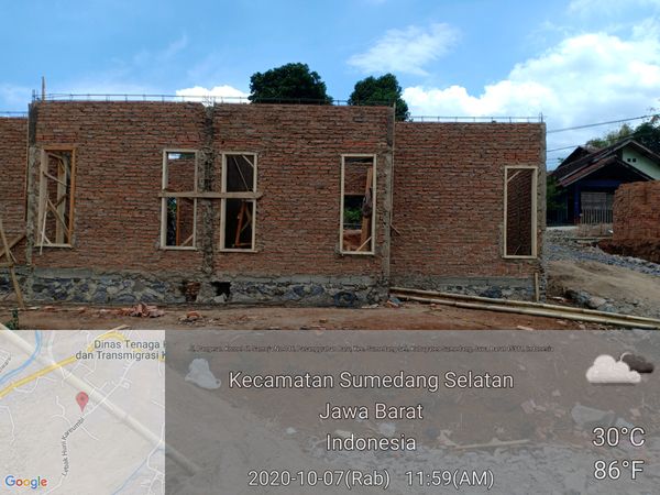 foto contoh rumah perumahan Great Land Pasanggrahan