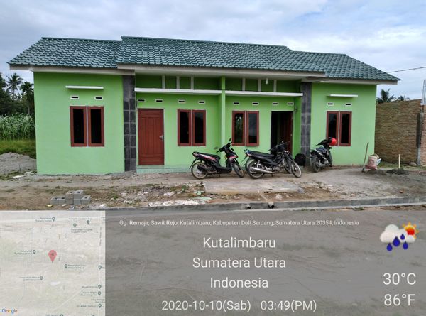 foto contoh rumah perumahan GREEN HOUSE