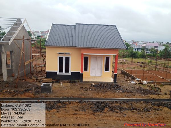 foto contoh rumah perumahan NADIA RESIDENCE