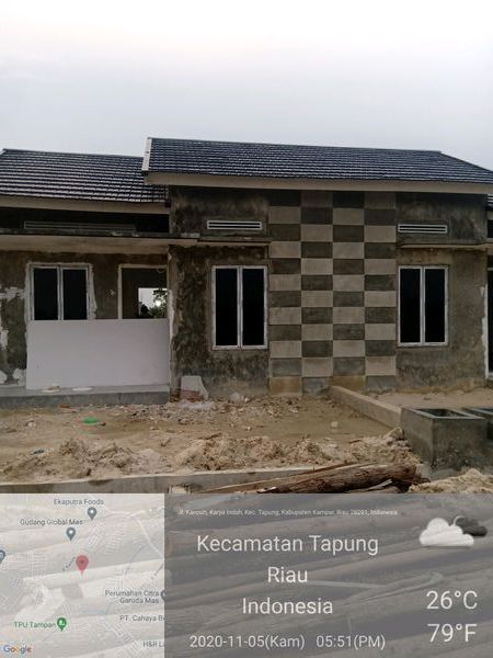 foto contoh rumah perumahan Utama Regency II